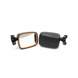 Side View Curve Mirror Set (With Concave Mirror and Orange Linning)